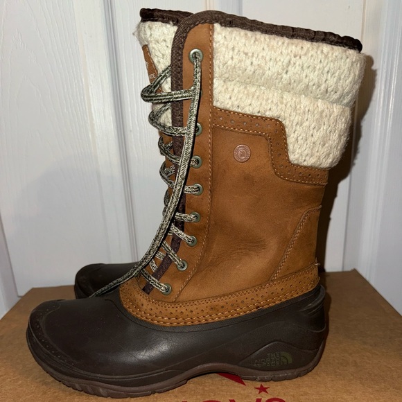 Northface Womens Shellista II Brown Snow Boots size 7 - Picture 8 of 10